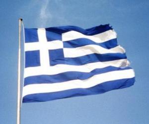 yapboz Yunanistan bayrağı